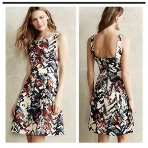 Anthropologie Maeve Capella Fit and Flare Comfortable Dress Size XS